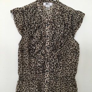 Women’s leopard print blouse